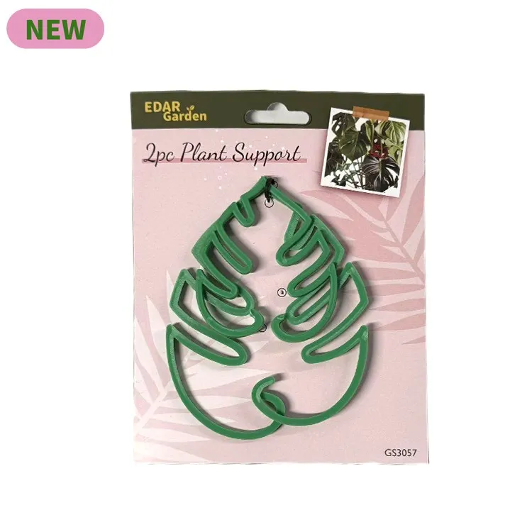 2PC Monstera Shape Support Support